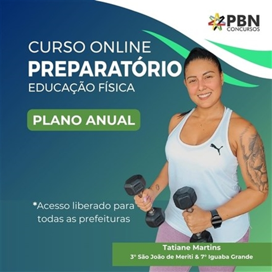 Preparatório para Concurso Educação Física Completo - Todas as Prefeituras do Rio de Janeiro* - 12 meses (ONLINE)