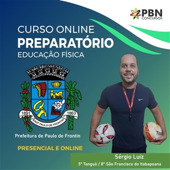 PREPARATÓRIO PARA CONCURSO PREFEITURA DE PAULO DE FRONTIN