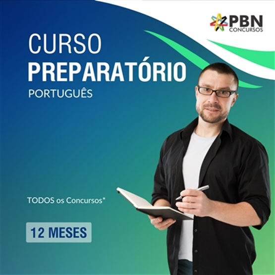 Preparatório para Concurso Público - Português - 12 meses (ONLINE)